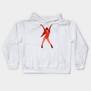 Red Dancer 1 Kids Hoodie